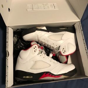 Jordan fire red 5